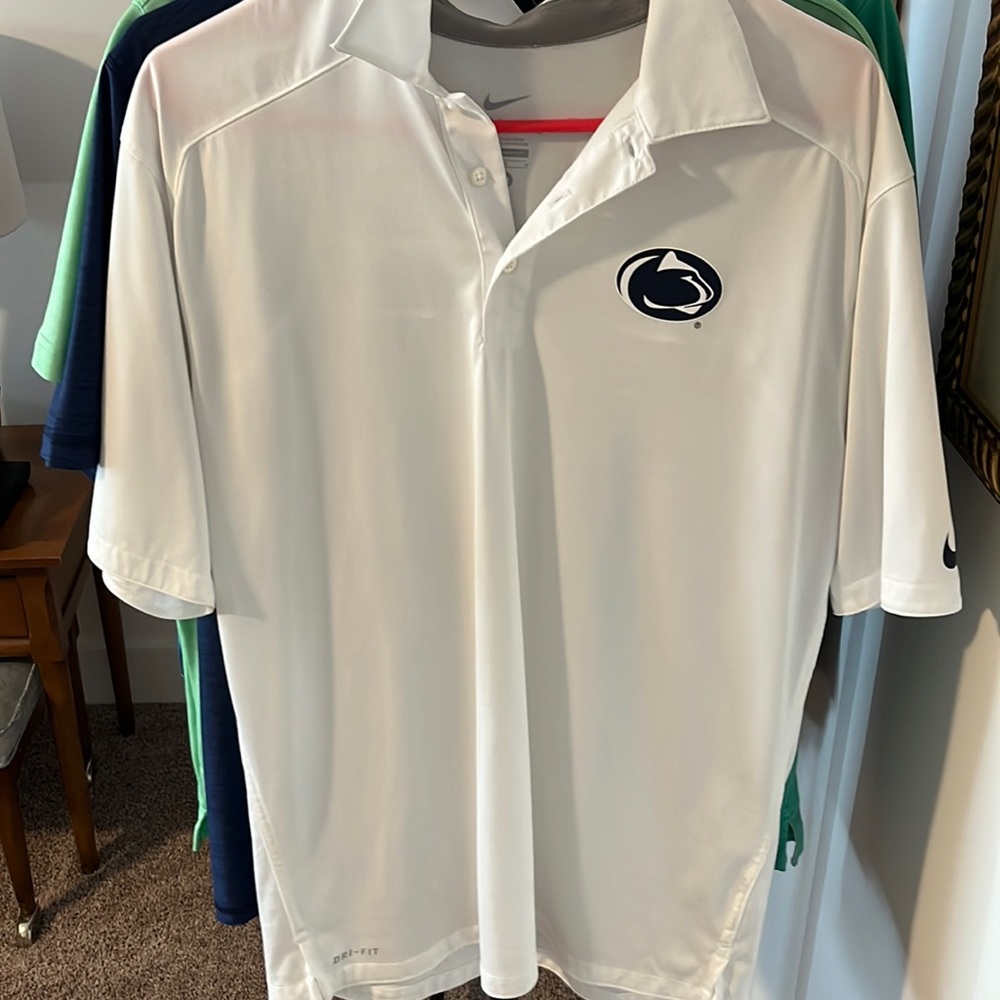 Penn state nike dri-fit polo - size medium